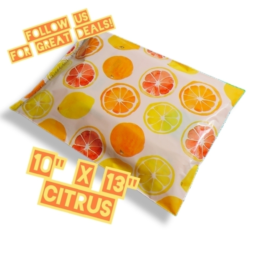 100 Citrus Poly Mailers 10x13 - Picture 4 of 4